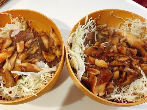 嵩増しステーキ丼